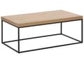 Miniatyrbilde 1 av 10: Sofabord Lyst tre Svart metall 100 x 60 cm Industriell stil Moderne Innredning Stue