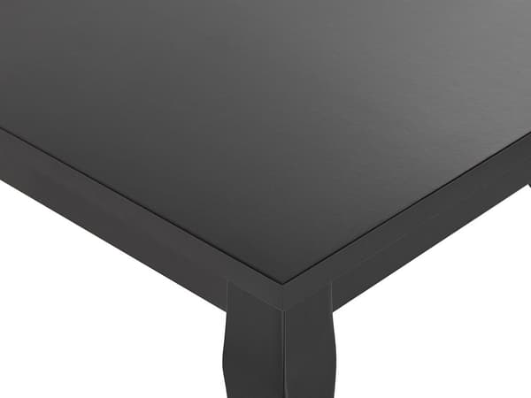 Sofabord Salongbord Svart Furu Ben 80 x 40 cm Bordplate Rektangulært