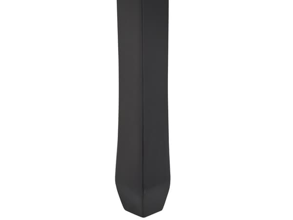 Sofabord Salongbord Svart Furu Ben 80 x 40 cm Bordplate Rektangulært