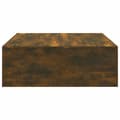 Miniatyrbillede 5 af 8: vidaXL sofabord 100x100x35 cm konstrueret træ røget egetræsfarve