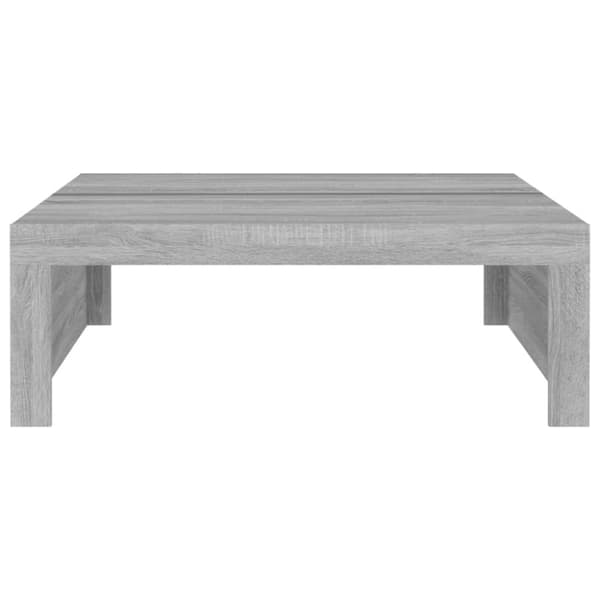 vidaXL sofabord 100x100x35 cm konstrueret træ grå sonoma-eg