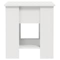 Miniatyrbillede 6 af 10: vidaXL sofabord 101x49x52 cm konstrueret træ hvid