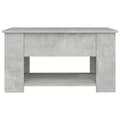 Miniatyrbillede 7 af 9: vidaXL sofabord 79x49x41 cm konstrueret træ betongrå