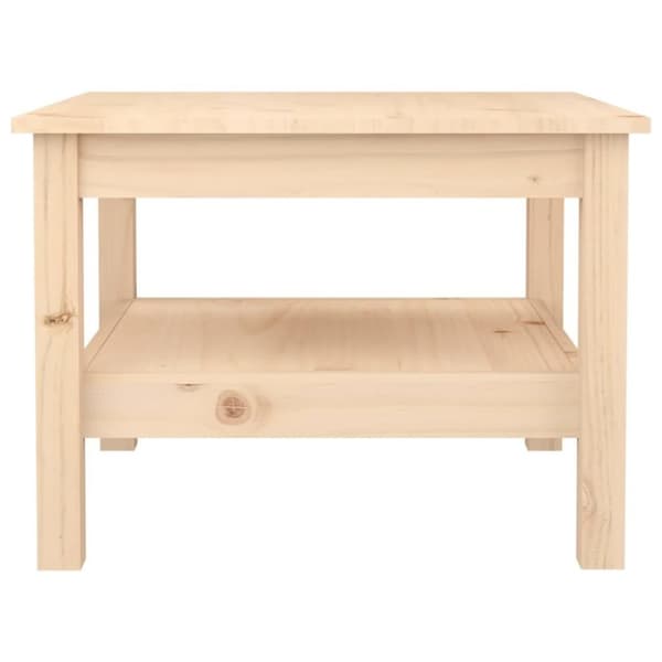vidaXL sofabord 55x55x40 cm massivt fyrretræ