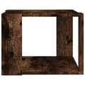 Miniatyrbillede 6 af 8: vidaXL sofabord 40x40x30 cm konstrueret træ røget egetræsfarve
