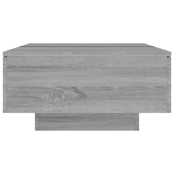 vidaXL Sohvapöytä harmaa Sonoma 90x60x31 cm tekninen puu