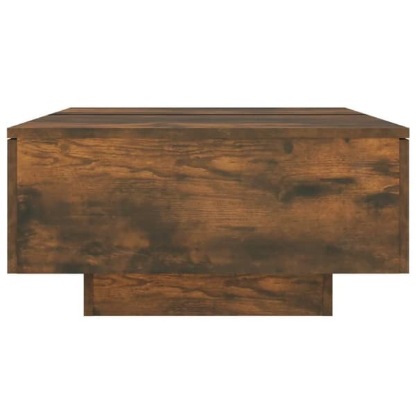 vidaXL sofabord 90x60x31 cm konstrueret træ røget egetræsfarve