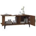 Miniatyrbillede 8 af 10: vidaXL sofabord 90x50x40 cm konstrueret træ brun egetræsfarve