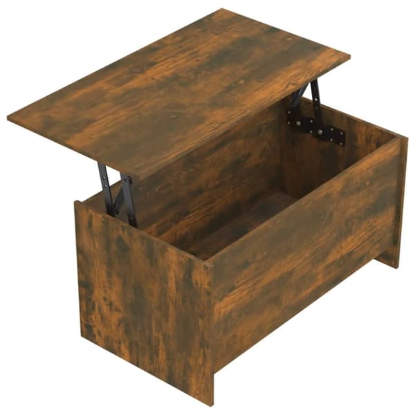 vidaXL sofabord 102x55,5x52,5 cm konstrueret træ røget egetræsfarve