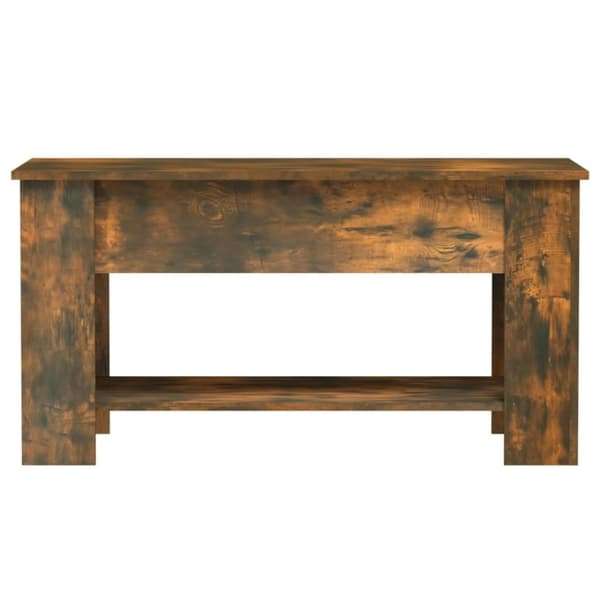 vidaXL sofabord 101x49x52 cm konstrueret træ røget egetræsfarve