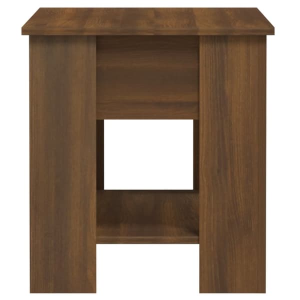 vidaXL sofabord 101x49x52 cm konstrueret træ brun egetræsfarve