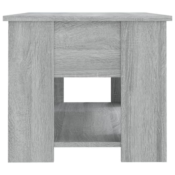 vidaXL sofabord 79x49x41 cm konstrueret træ grå sonoma-eg