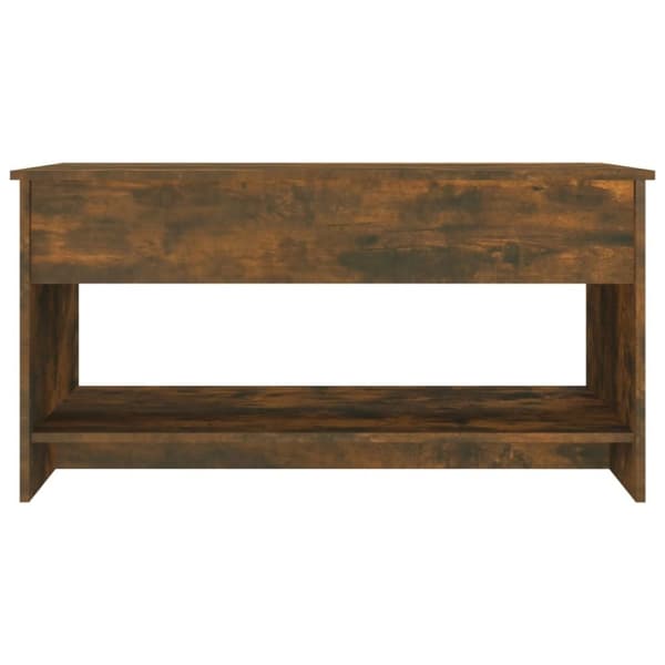vidaXL sofabord 102x50x52,5 cm konstrueret træ røget egetræsfarve