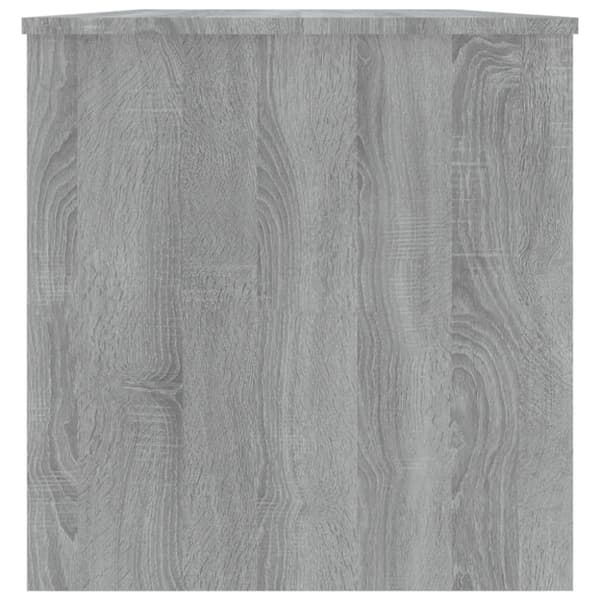 vidaXL Sohvapöytä harmaa Sonoma 102x50x52,5 cm tekninen puu