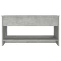 Miniatyrbilde 10 av 10: vidaXL Salongbord betonggrå 102x50x52,5 cm konstruert tre