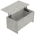 Miniatyrbilde 10 av 10: vidaXL Salongbord betonggrå 102x55,5x52,5 cm konstruert tre