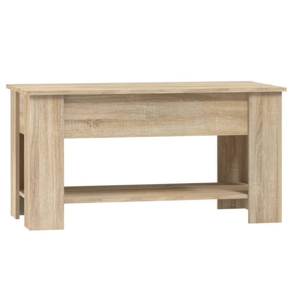 vidaXL Salongbord sonoma eik 101x49x52 cm konstruert tre