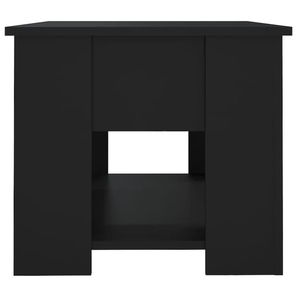 vidaXL Salongbord svart 79x49x41 cm konstruert tre