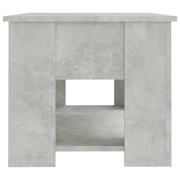 vidaXL Soffbord betonggrå 79x49x41 cm konstruerat trä