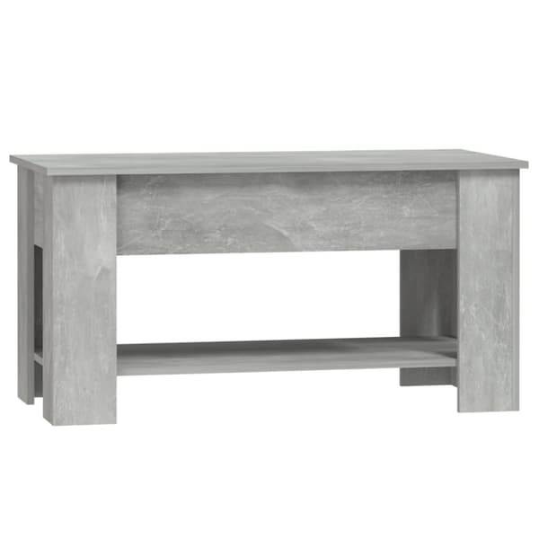 vidaXL Soffbord betonggrå 101x49x52 cm konstruerat trä