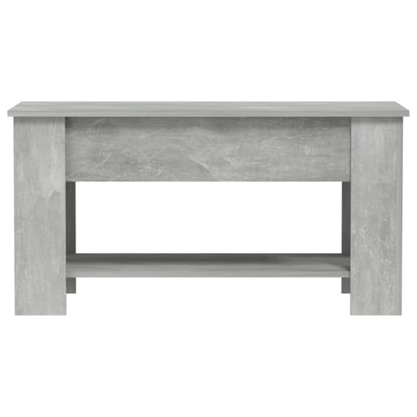 vidaXL Soffbord betonggrå 101x49x52 cm konstruerat trä