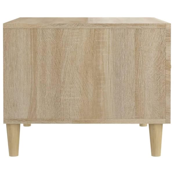 vidaXL Soffbord 2 st sonoma ek 50x50x40 cm konstruerat trä