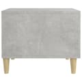 Miniatyrbilde 9 av 10: vidaXL Salongbord betonggrå 50x50x40 cm konstruert tre