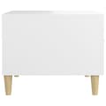Miniatyrbilde 10 av 11: vidaXL Salongbord 2 stk hvit 50x50x40 cm konstruert tre