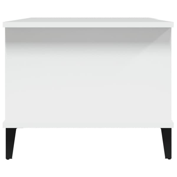 vidaXL Salongbord hvit 90x50x40 cm konstruert tre