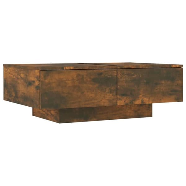 vidaXL Salongbord røkt eik 90x60x31 cm konstruert tre