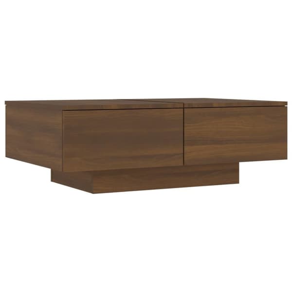 vidaXL Soffbord brunek 90x60x31 cm konstruerat trä