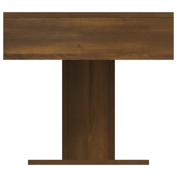 vidaXL Salongbord brun eik 96x50x45 cm konstruert tre