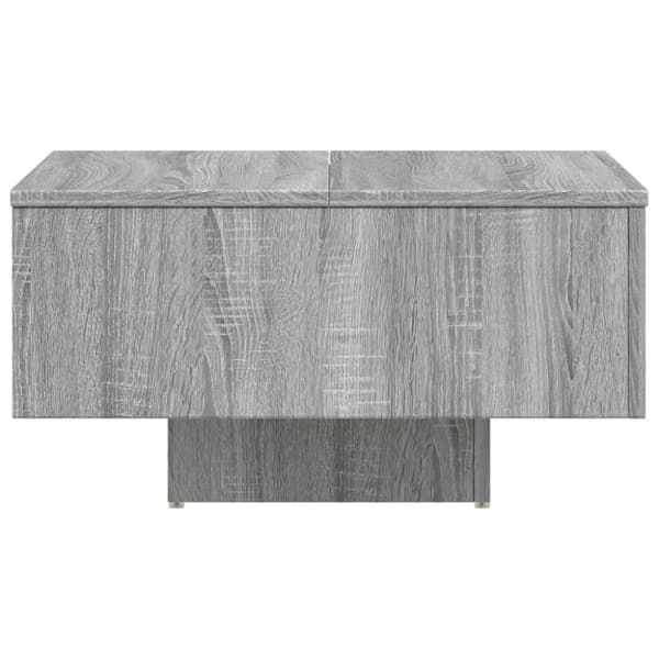 vidaXL Salongbord grå sonoma 60x60x31,5 cm konstruert tre