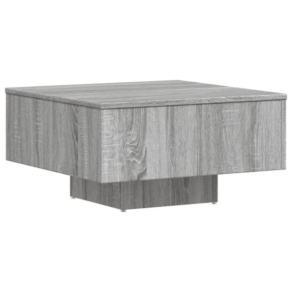 vidaXL Salongbord grå sonoma 60x60x31,5 cm konstruert tre