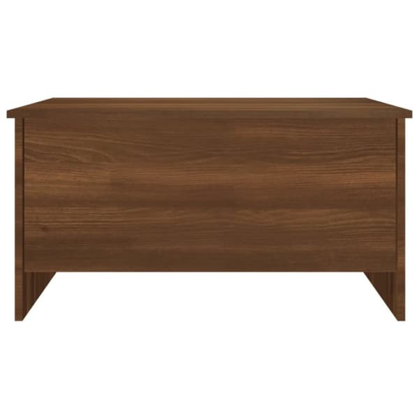 vidaXL Salongbord brun eik 80x55,5x41,5 cm konstruert tre