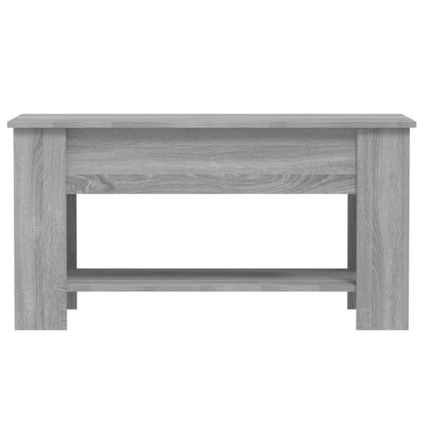 vidaXL Soffbord grå sonoma 101x49x52 cm konstruerat trä