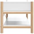 Miniatyrbilde 5 av 10: vidaXL Salongbord hvit 82x48x45 cm konstruert tre