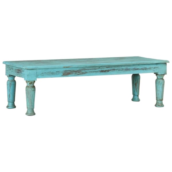 vidaXL sofabord 110x50x34 cm massivt genbrugstræ