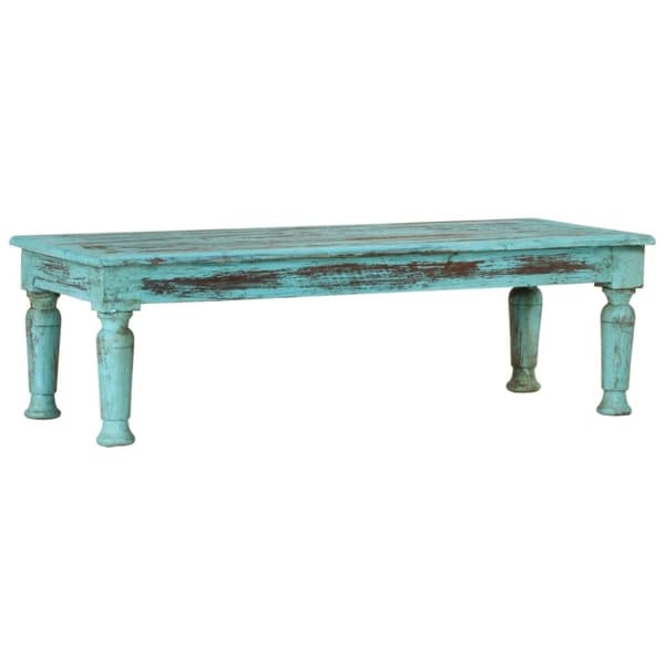 vidaXL sofabord 110x50x34 cm massivt genbrugstræ