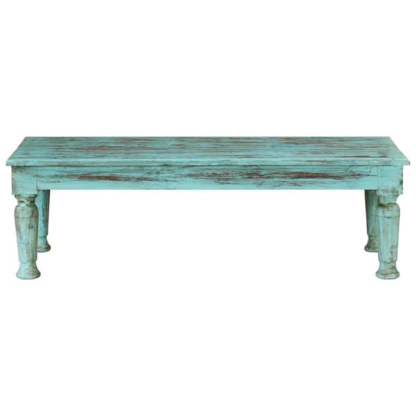 vidaXL sofabord 110x50x34 cm massivt genbrugstræ