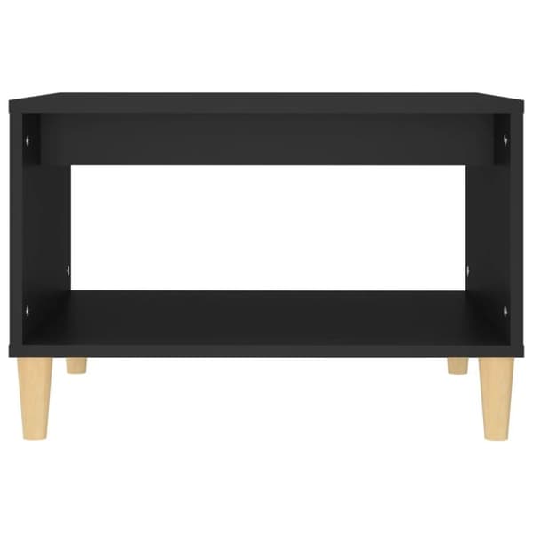 vidaXL sofabord 60x50x40 cm konstrueret træ sort