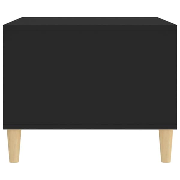 vidaXL sofabord 60x50x40 cm konstrueret træ sort