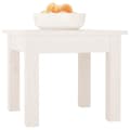 Miniatyrbillede 5 af 8: vidaXL sofabord 35x35x30 cm massivt fyrretræ hvid