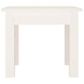Miniatyrbillede 6 af 8: vidaXL sofabord 35x35x30 cm massivt fyrretræ hvid