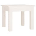 Miniatyrbillede 1 af 8: vidaXL sofabord 35x35x30 cm massivt fyrretræ hvid