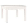 Miniatyrbillede 1 af 8: vidaXL sofabord 45x45x30 cm massivt fyrretræ hvid