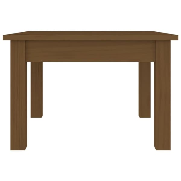vidaXL Sohvapöytä hunajanruskea 45x45x30 cm täysi mänty