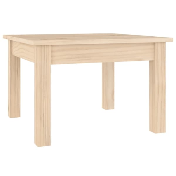 vidaXL sofabord 45x45x30 cm massivt fyrretræ