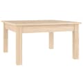 Miniatyrbillede 2 af 8: vidaXL sofabord 55x55x30 cm massivt fyrretræ