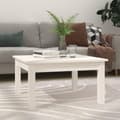 Miniatyrbillede 3 af 8: vidaXL sofabord 55x55x30 cm massivt fyrretræ hvid
